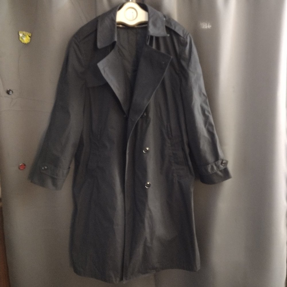 Military DSCP Defender Navy Fully Lined Trench coat  - 46R - Trench Jacket